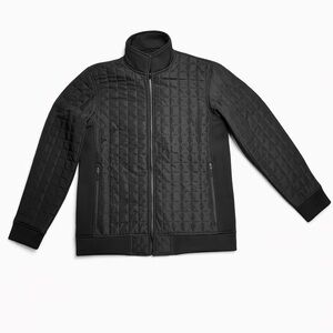 Men's Quilted Black Puffer Jacket